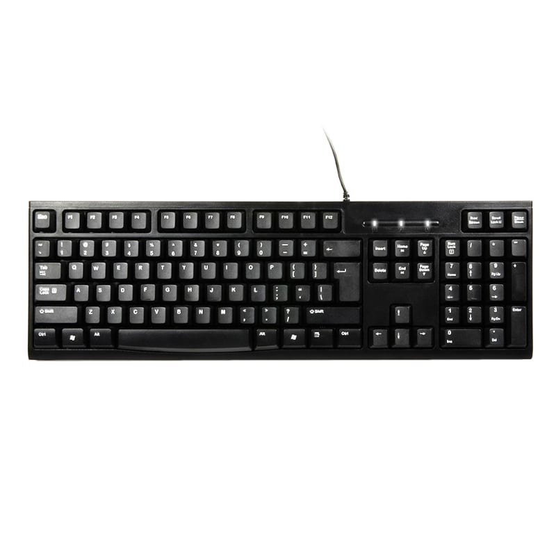 Port Design COMBO Wired Mouse + Keyboard - Black