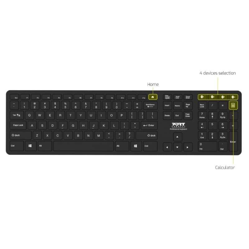 Port Connect Office Wireless Bluetooth Keyboard