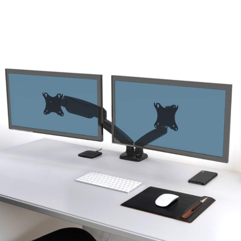 PORT Monitor Arm VESA Dual Screen - Black