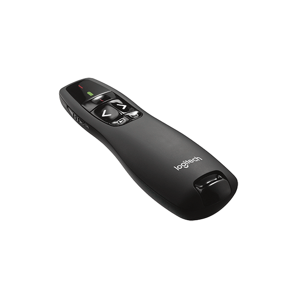 910-001356 - Logitech Wireless Presenter R400 Red Laser Pointer  Up to 15 metre (2 4GHz) range  storable wireless USB receiver