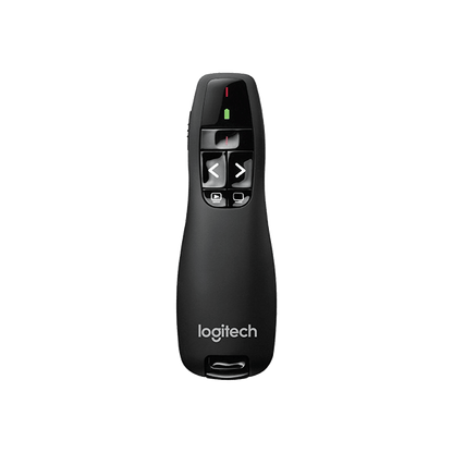 910-001356 - Logitech Wireless Presenter R400 Red Laser Pointer  Up to 15 metre (2 4GHz) range  storable wireless USB receiver