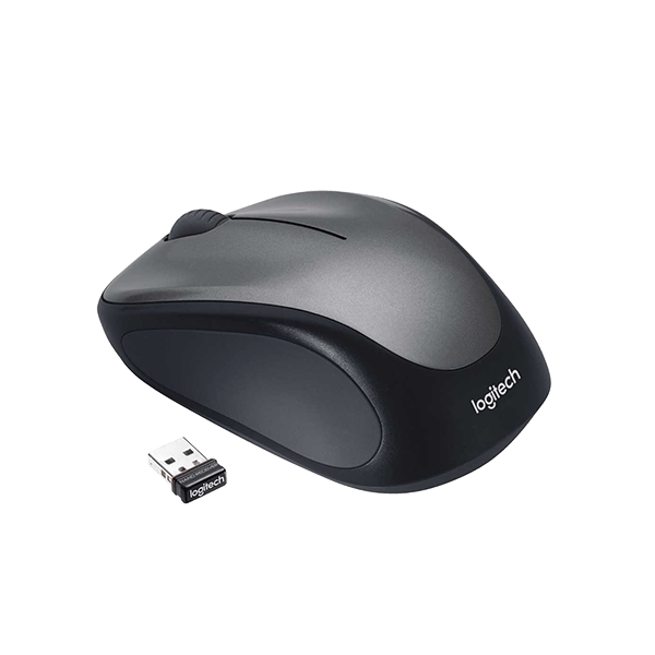910-002201 - LOGI M235 Wireless Mouse (Dark Grey/Colt Matt) Nano USB receiver 3 buttons Advanced optical.
