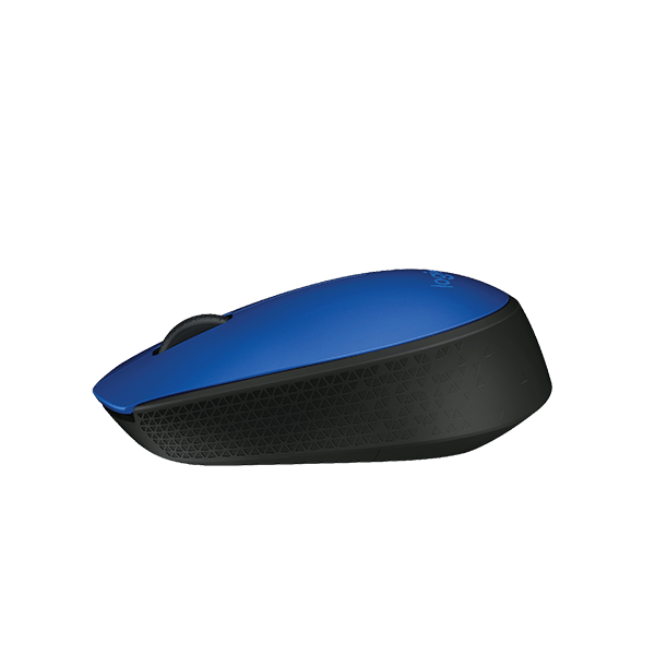 910-004640 - LOGI M171 910-004640  Wireless mouse  (BLUE Nano USB receiver 3 buttons optical .