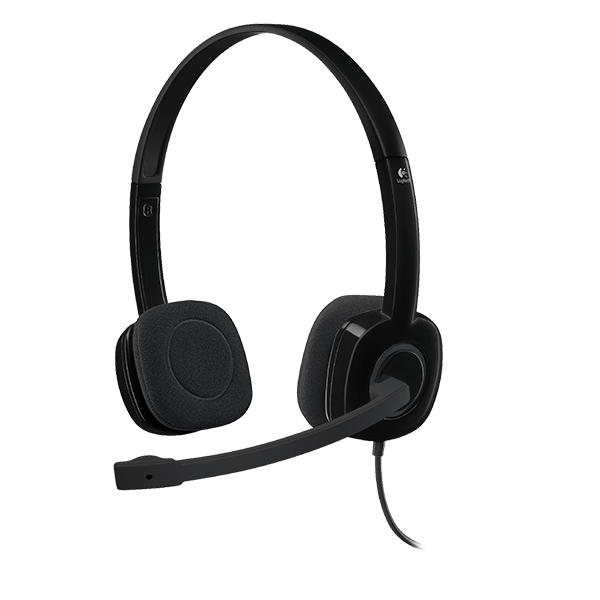 981-000589 - LOGITECH WIRED HEADSET H151 ANALOGUE BLACK 2 YEAR CARRY IN WARRANTY