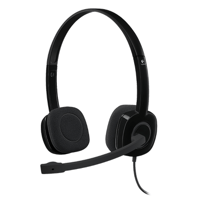 981-000589 - LOGITECH WIRED HEADSET H151 ANALOGUE BLACK 2 YEAR CARRY IN WARRANTY