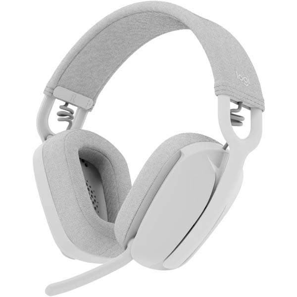 981-001219 - Logitech ZONE VIBE 100 WIRELESS BLUETOOTH HEADSET OFF WHITE - 2 year limited warranty