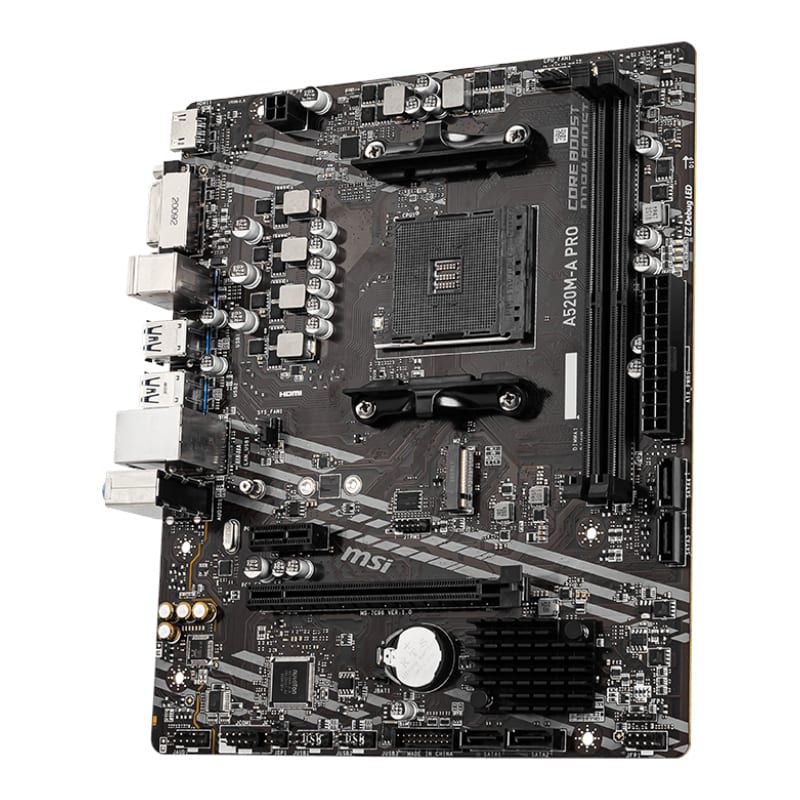 MSI A520M-A PRO AM4 AMD MATX Gaming Motherboard