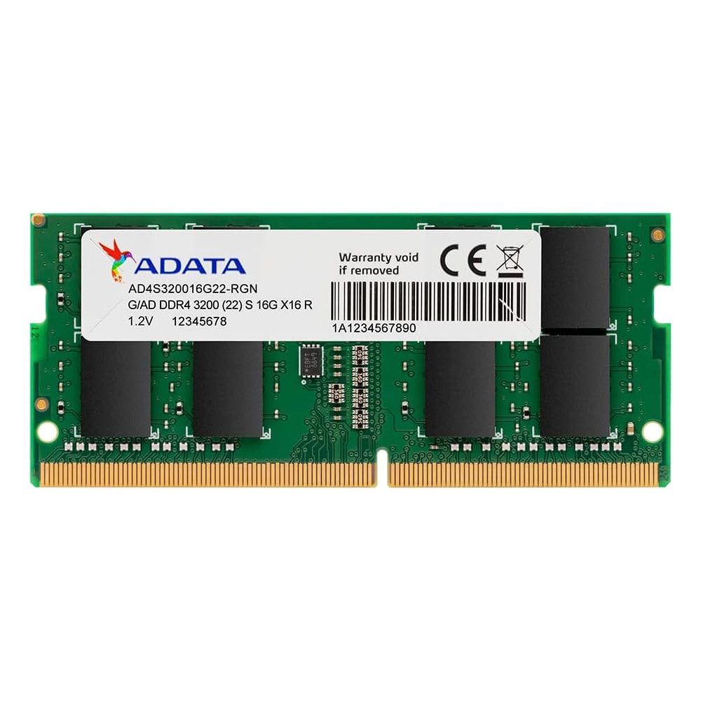 ADATA RAM module on a white background
