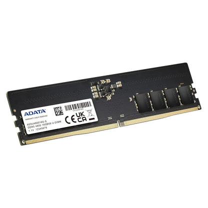 ADATA AD5U480016G-S Premier 16GB DDR5-4800Mhz ECC 288-pin UDIMM Desktop Memory
