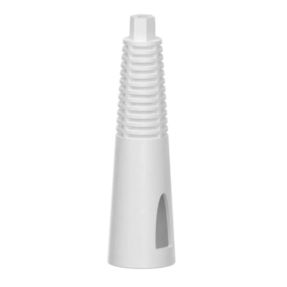 Side angle of ASMJN2 jet nozzle showing length and shape