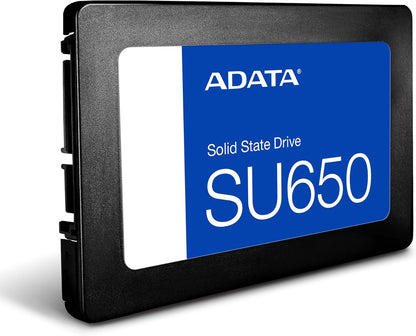 Side profile of the 7mm-thick 2.5-inch drive with SATA connectors.

