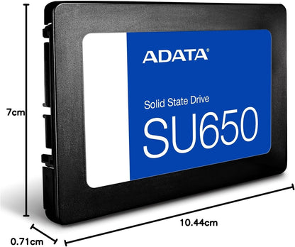 Close-up detail of the SATA data and power interface.

