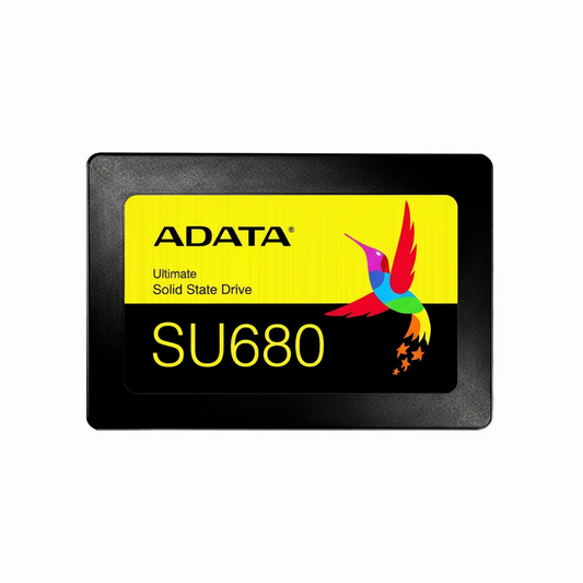 Front view of the ADATA SU680 Ultimate 256GB 2.5-inch SATA SSD.

