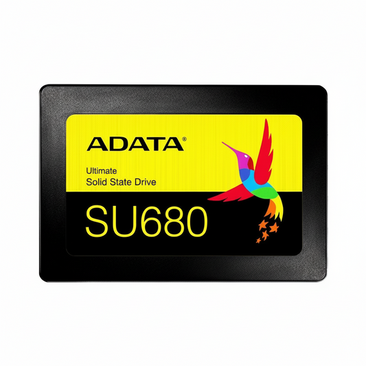 Front view of the ADATA SU680 Ultimate 1TB 2.5-inch SATA SSD.

