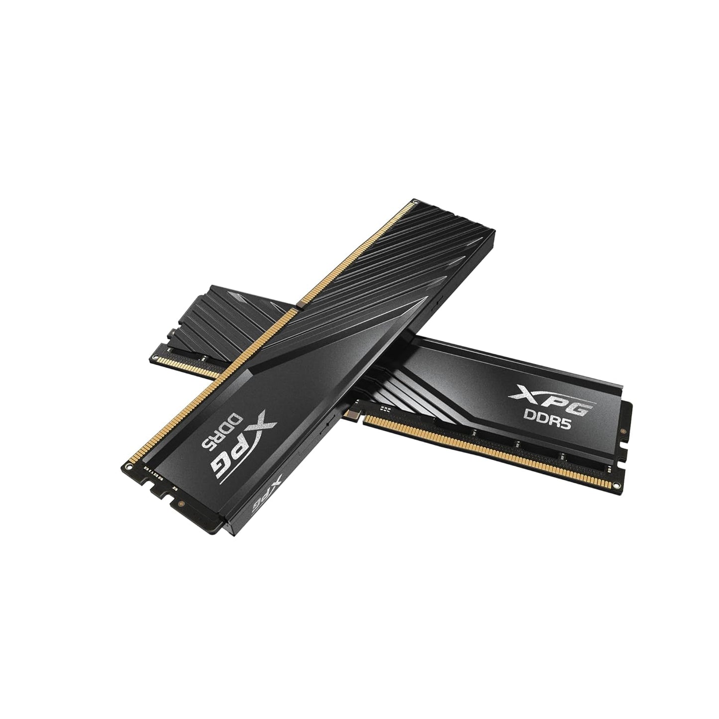 The 32GB memory module displayed at an angle on a neutral surface.

