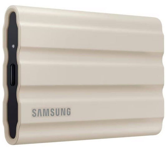 Samsung MU-PE2T0K T7  Shield Portable SSD 2 TB; USB 3.2 (Gen2; 10Gbps) backwards compatible - Beige