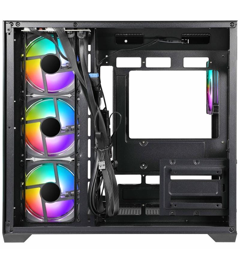BLACK GAMING CASE NO PSU