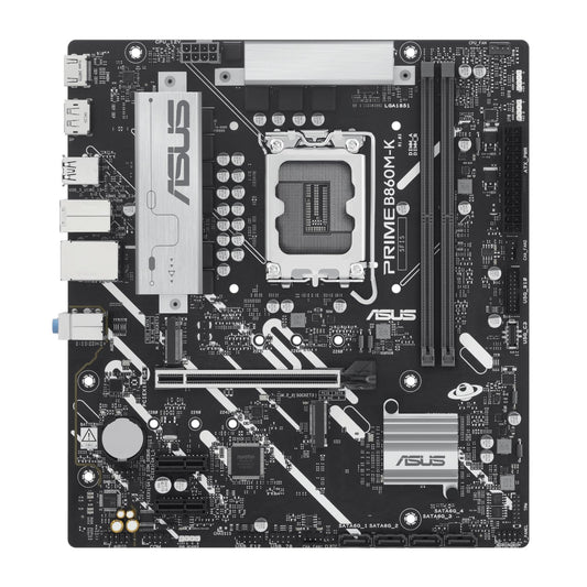 Asus motherboard on a white background