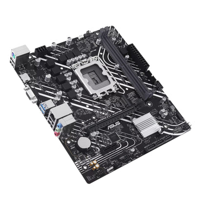 Computer motherboard with ASUS logo on a white background