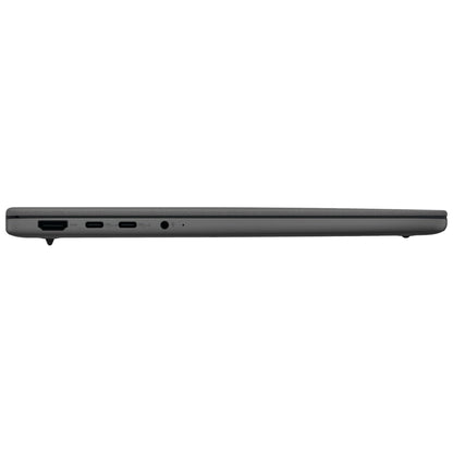 Side view of Asus_Zenbook_A14 laptop showing the HDMI, USB-C and Aux ports
