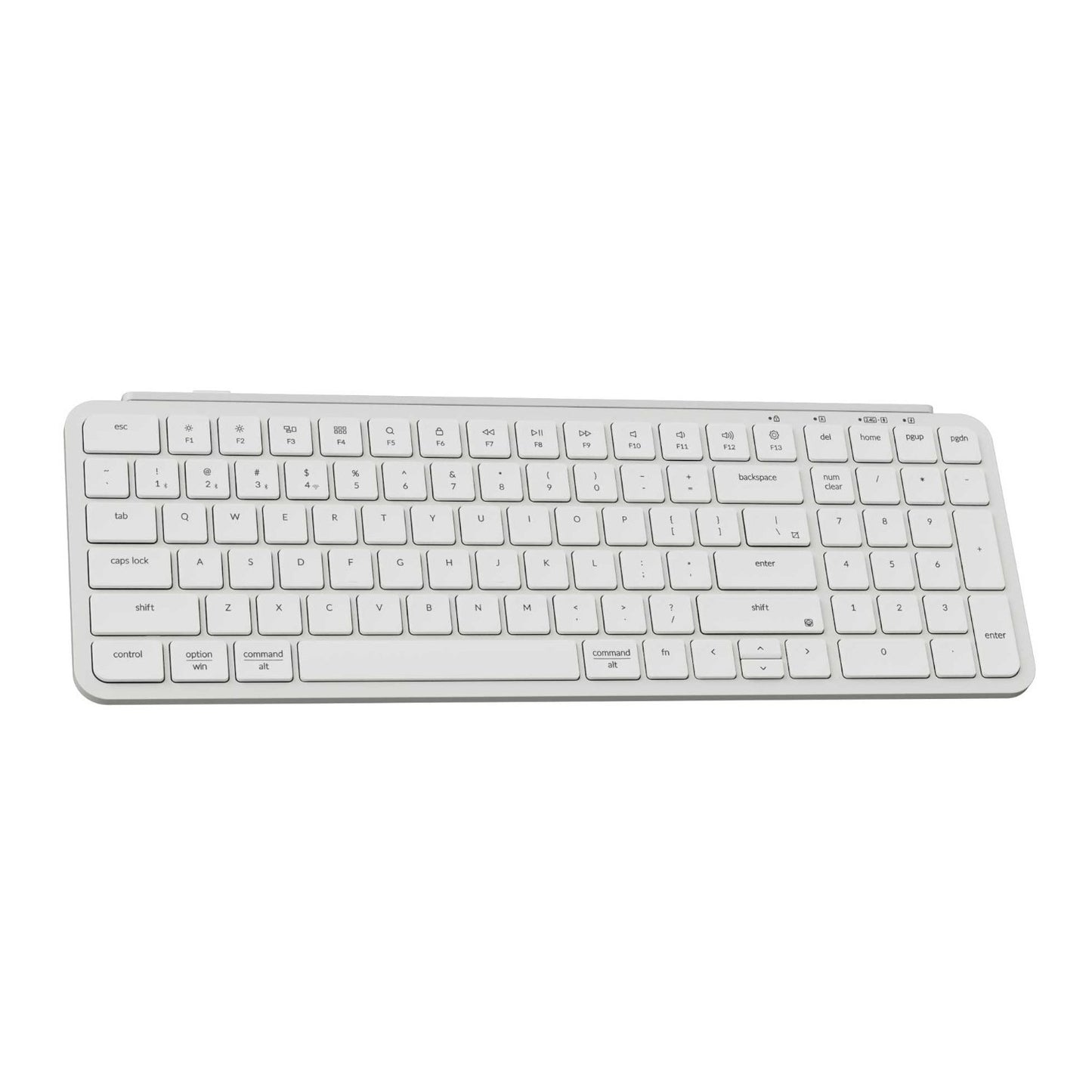 Keychron B2 Pro Ultra-Slim 96% Wireless Keyboard - Ivory White