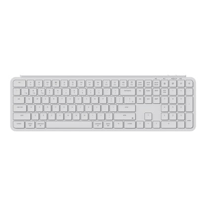 Keychron B6 Pro Ultra-Slim 100% Wireless Keyboard - White
