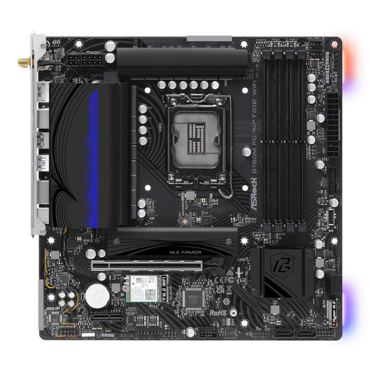ASRock B760M PG Riptide Wi-Fi Intel LGA1700 Micro-ATX Motherboard