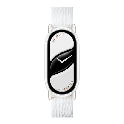 Xiaomi Smart Band 10 Magnetic Kona Leather Strap - Glacier White