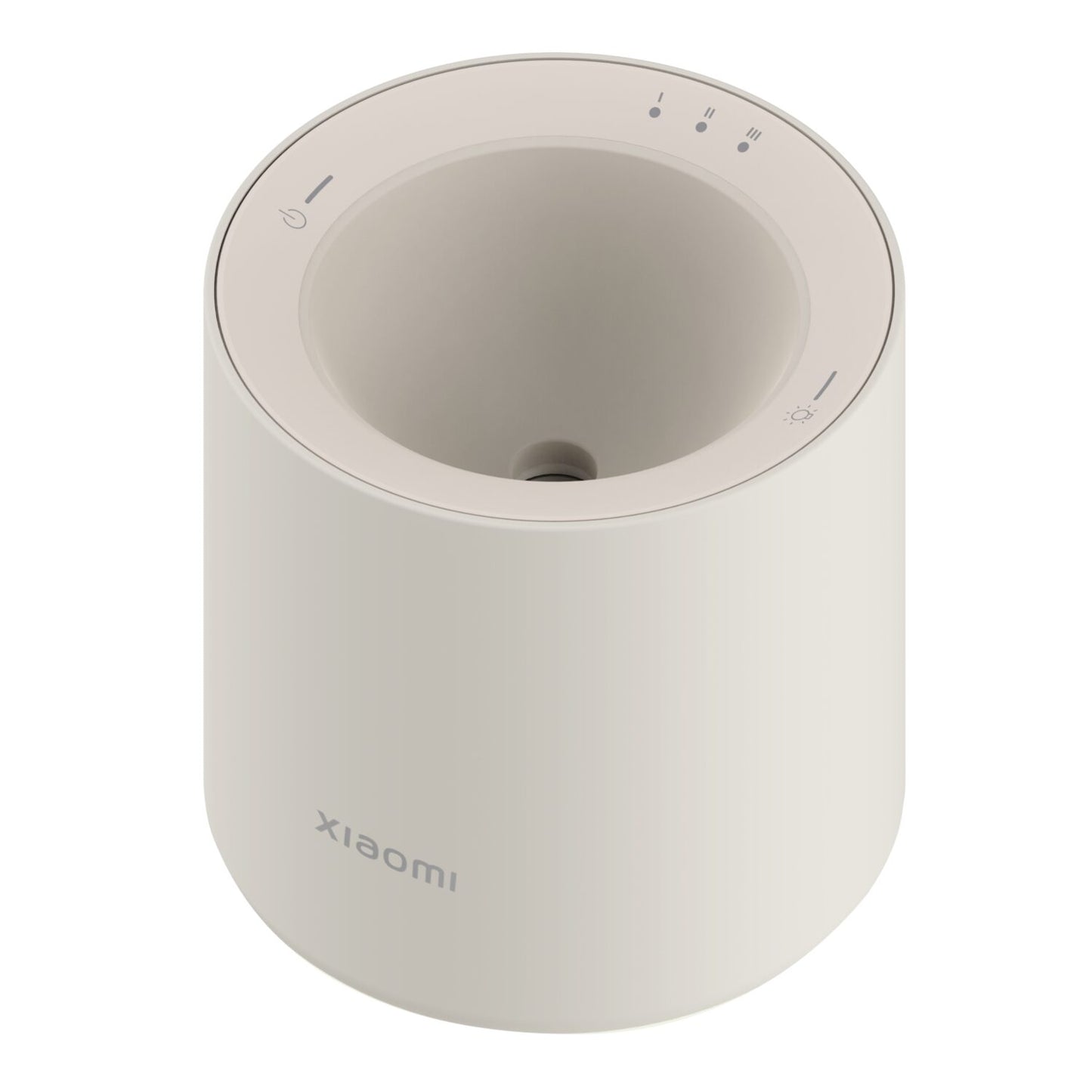 Top view of the Xiaomi Smart Scent Diffuser showing the air outlet and indicator lights