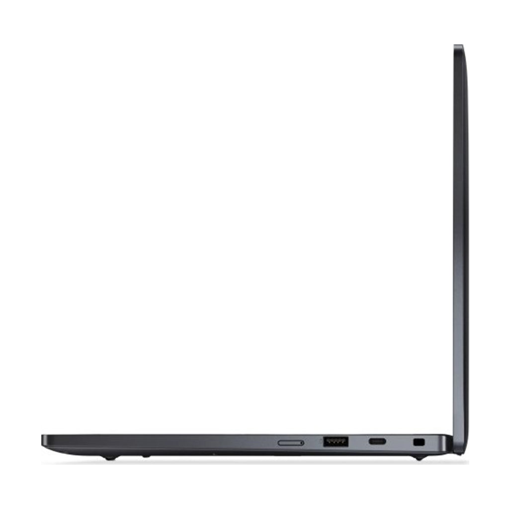 Laptop in a professional meeting environment.

