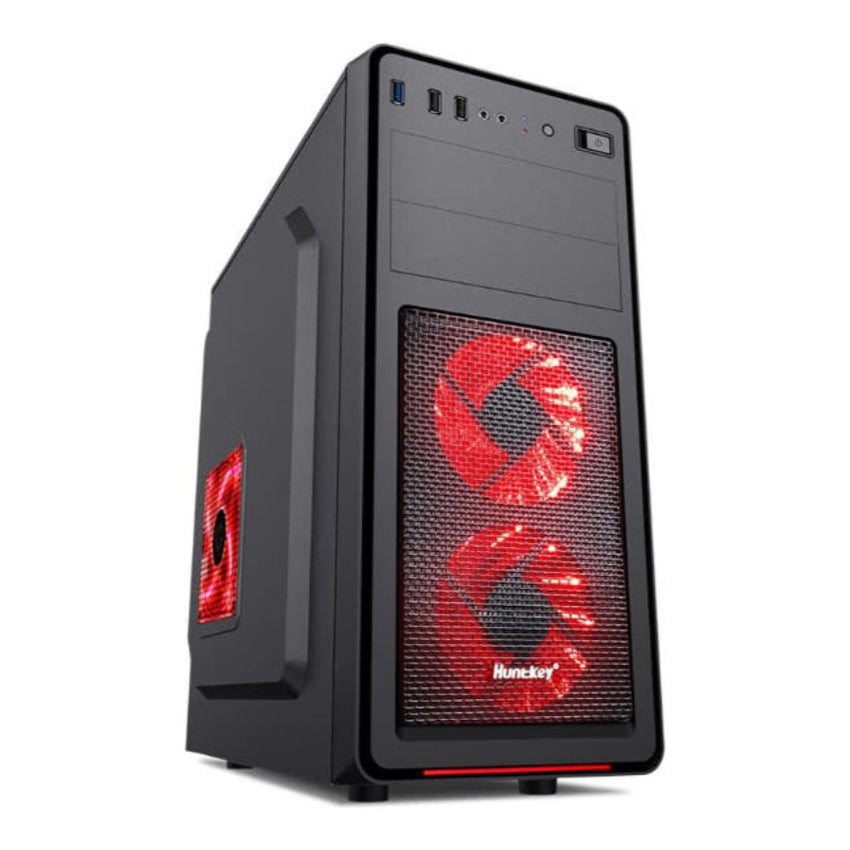 Side profile showing the case dimensions and side panel.

