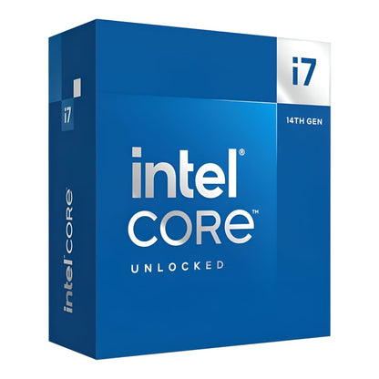 Intel Core i7 14700K Up to 5.6 GHZ; 20 Cores (8P+12E); 28 Thread; 33MB Smartcache; 125W TDP; LGA1700