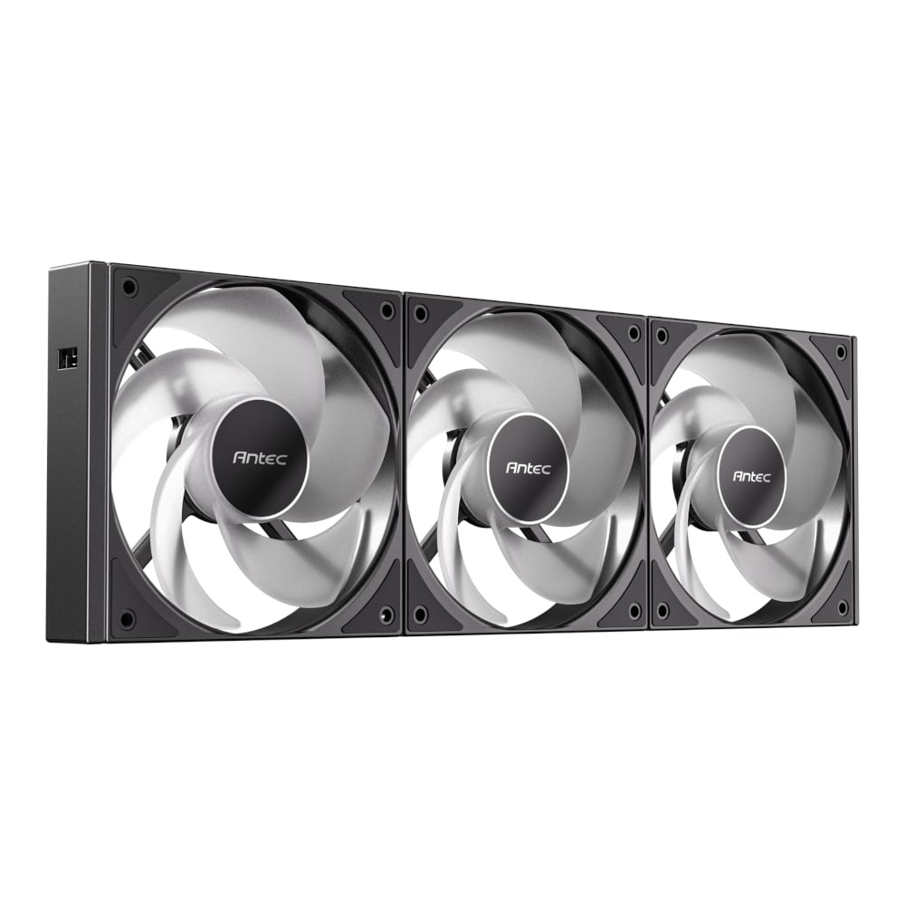 Antec Connect 120 Reverse ARGB PWM Fan 3 Pack - Black