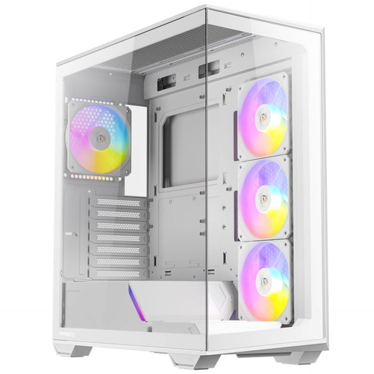 Antec C3 ARGB ATX Mid Tower Gaming Chassis – White