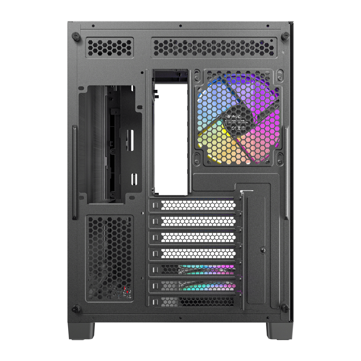 Antec C5 CURVED ARGB ATX | Micro-ATX | ITX ARGB Dual Chamber Mid-Tower Gaming Chassis - Black