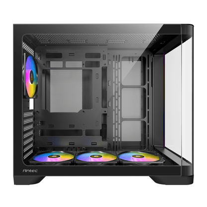 Antec C5 CURVED ARGB ATX | Micro-ATX | ITX ARGB Dual Chamber Mid-Tower Gaming Chassis - Black