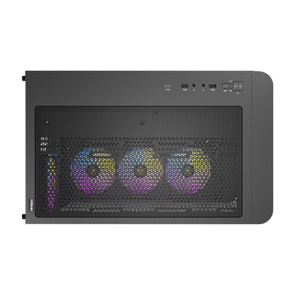 Antec C5 CURVED ARGB ATX | Micro-ATX | ITX ARGB Dual Chamber Mid-Tower Gaming Chassis - Black