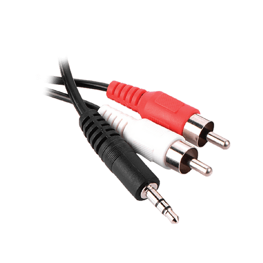 STEREO{MALE} TO 2 XRCA {MALE}  5 M CABLE