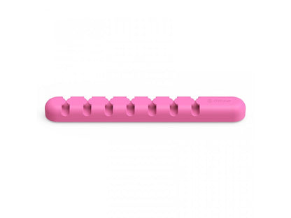 Orico 7 Slot Desktop Cable Clip - Pink