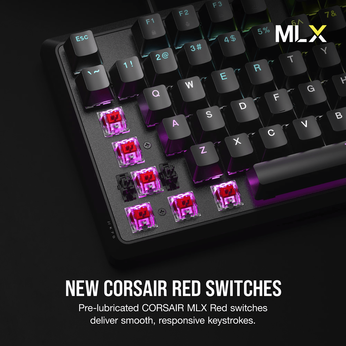 Corsair K70 CORE RGB Mechanical Gaming Keyboard - Black