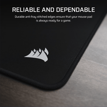 Corsair MM Anti-fray Cloth Gaming Mouse Pad Large - Black