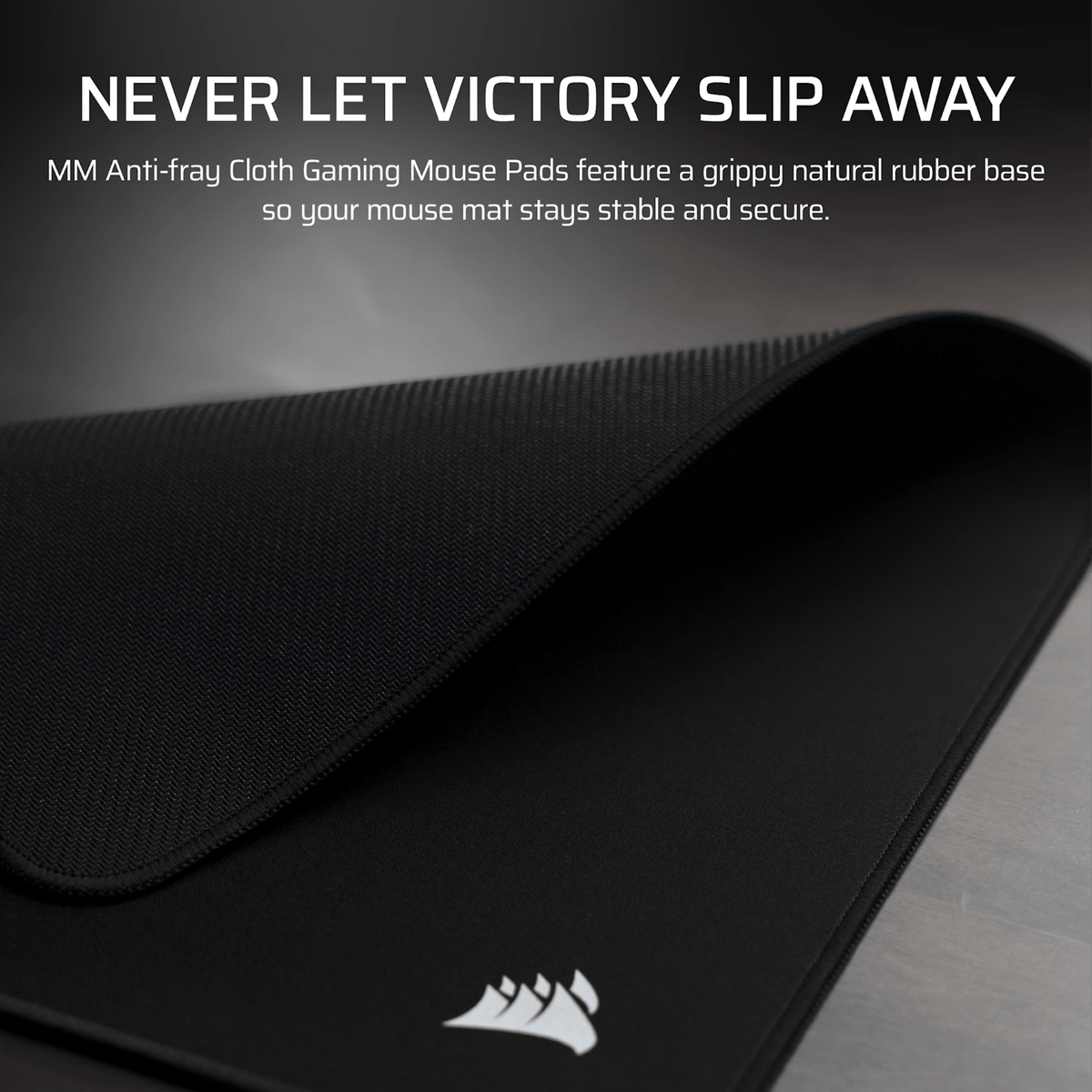 Corsair MM Anti-fray Cloth Gaming Mouse Pad Large - Black