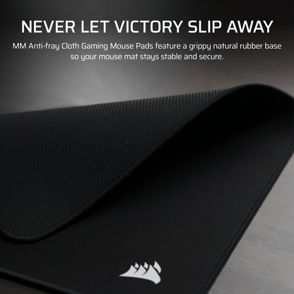 Corsair MM Anti-fray Cloth Gaming Mouse Pad Large - Black