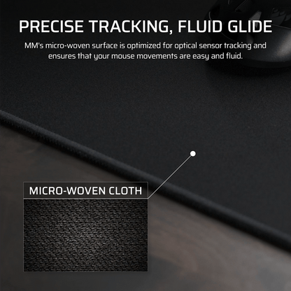 Corsair MM Anti-fray Cloth Gaming Mouse Pad Medium - Black