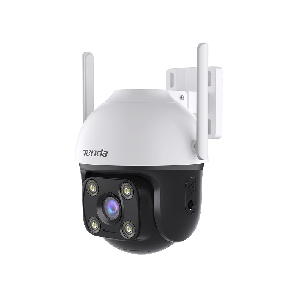 Side profile showing the weather-resistant IP65 housing and lens.

