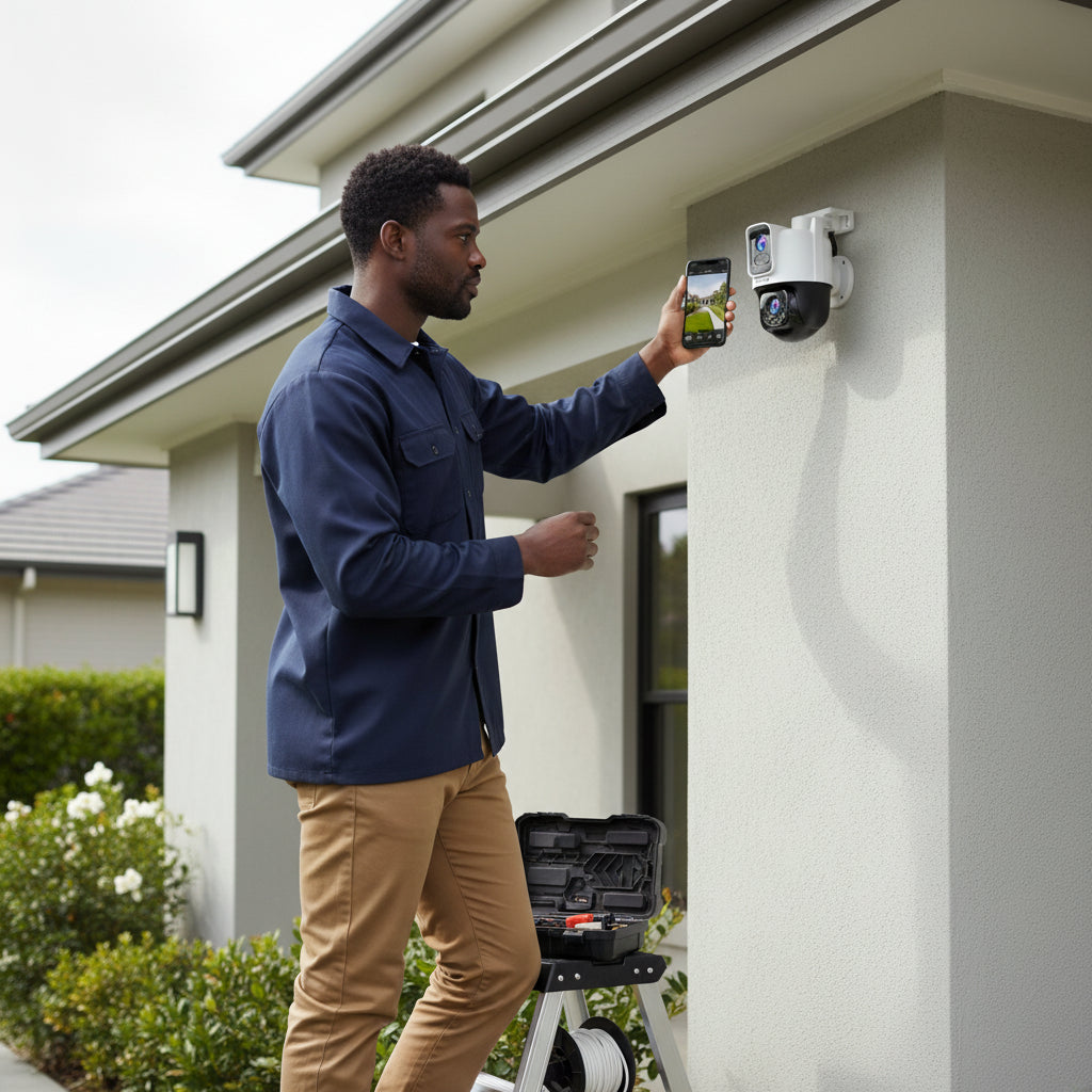 Tenda CH9-WCA dual-lens housing side angle outdoor


