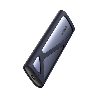 UGREEN external m.2 ssd enclosure on a white background