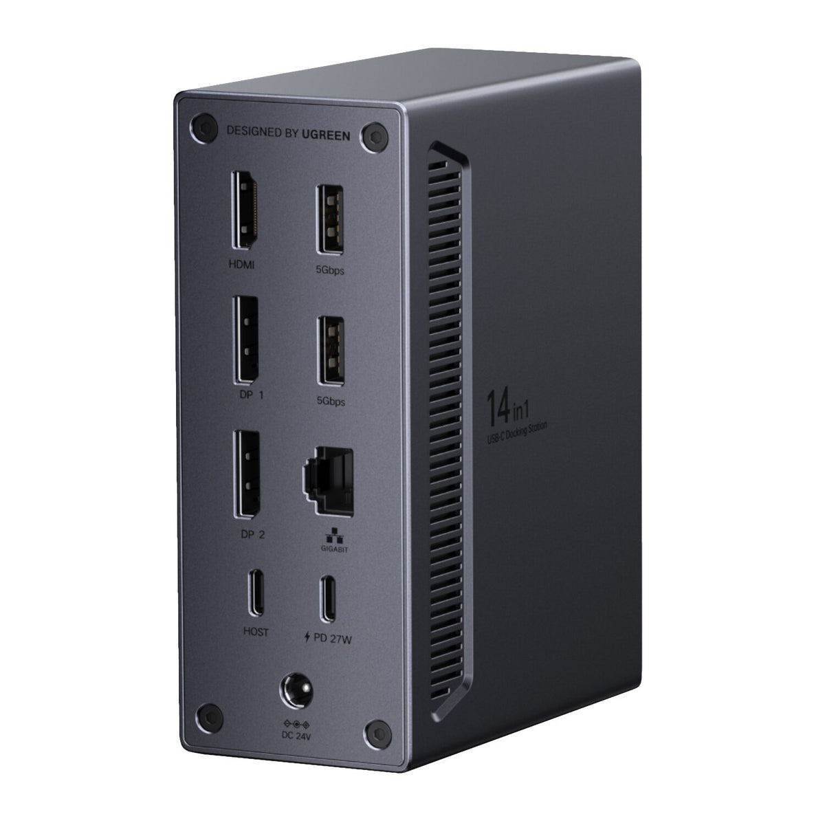 UGreen 14-in-1 USB Type-C TO USB Docking Station (1x HDMI | 2x DP | RJ45)