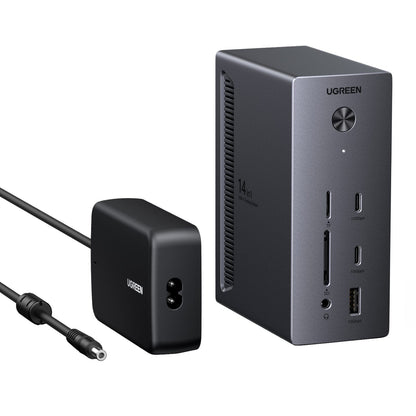 UGreen 14-in-1 USB Type-C TO USB Docking Station (1x HDMI | 2x DP | RJ45)