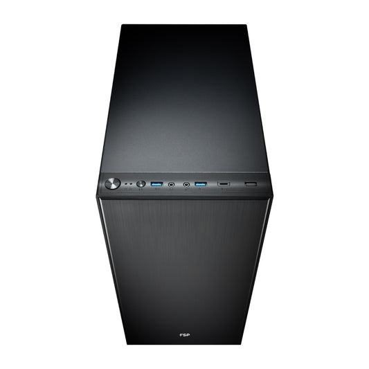 FSP CMT223S ATX Mid Tower Chassis - Black